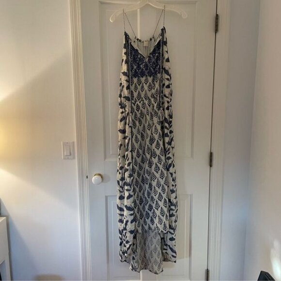 Love Sam Navy Blue Printed Maxi Dress (Size S) - Excellent Condition - Picture 1 of 3